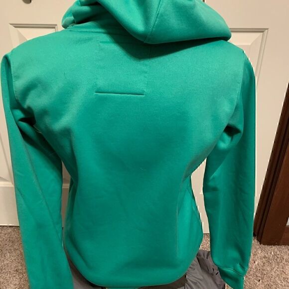 Under Armour Green Womens ColdGear Hoodie - Picture 3 of 5
